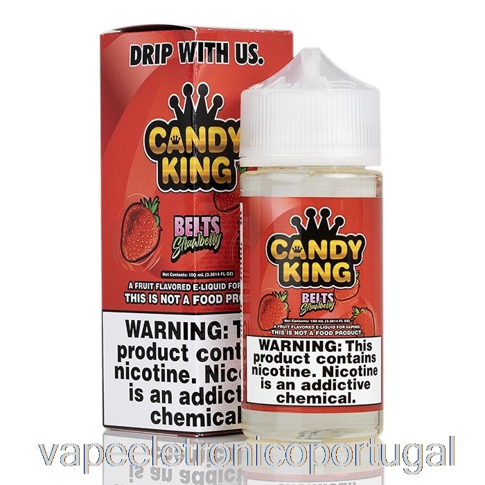 Vape Eletronico Cintos Morango - Candy King - 100ml 3mg